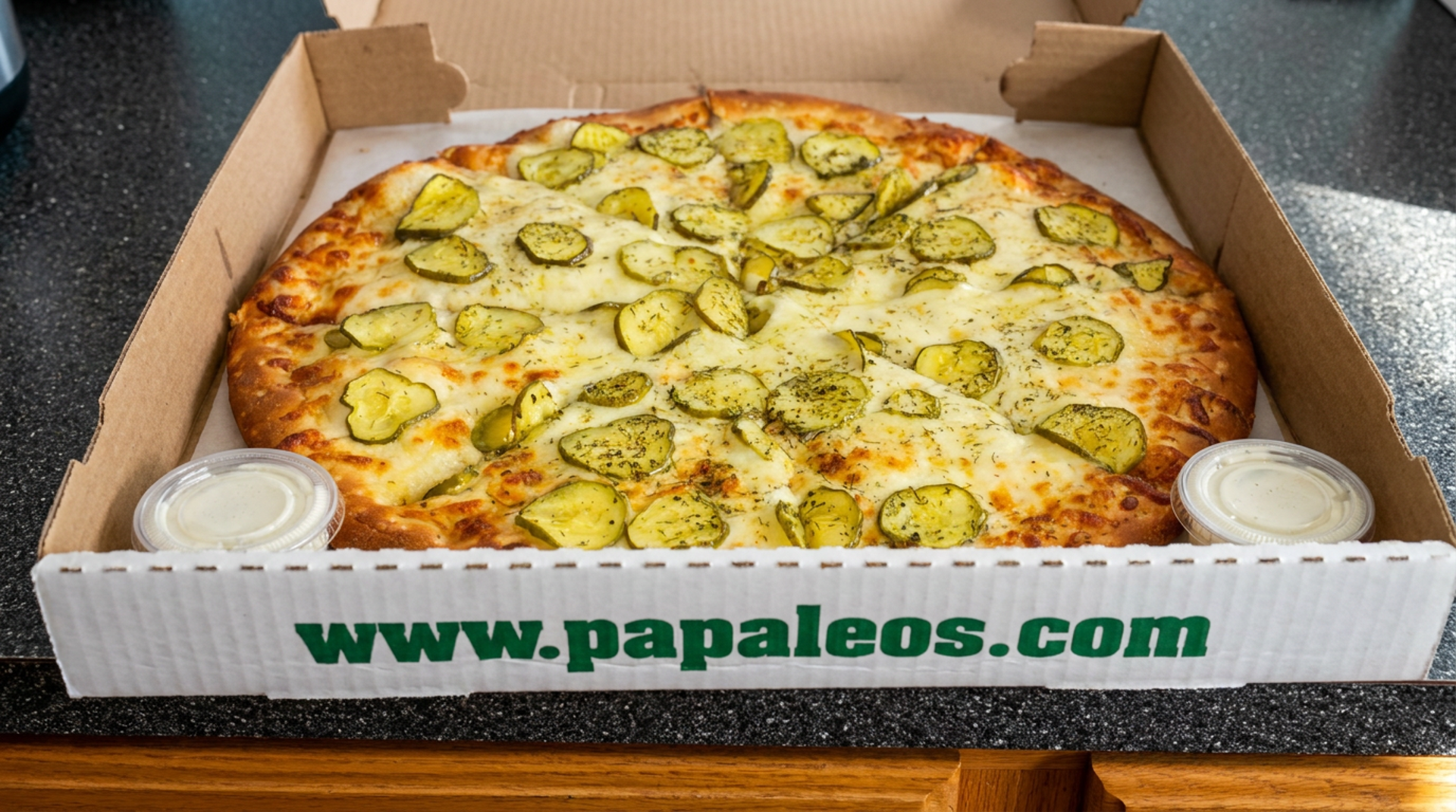 Dill pickle pizza